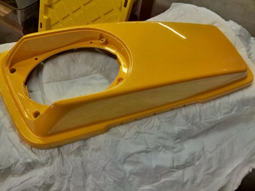 New oem harley saddlebag lid chrome yellow 90200614dgv boom speaker
