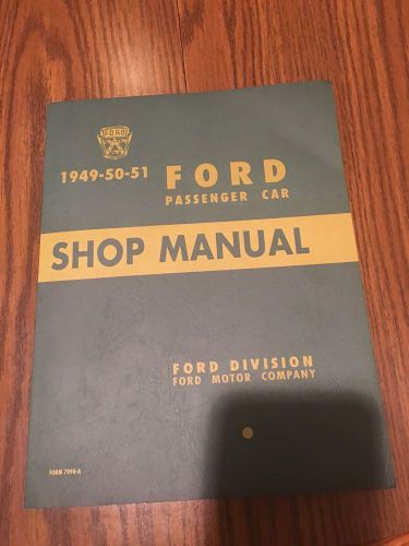 Ford 1949, 50, 51 shop manual