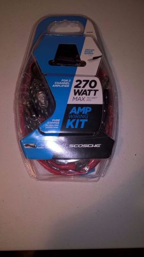 Scosche - "270watt amp wiring kit" 2 channel amplifier | pure copper | #kpa12c