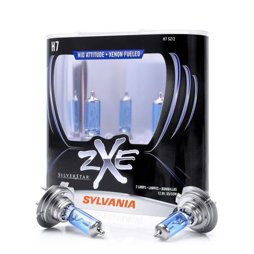 Sylvania silverstar zxe headlamps - one pair - size h7 - new &amp; sealed!