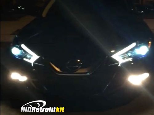 Low beam xenon headlights 35w hid conversion lights kit for 2015+ nissan maxima