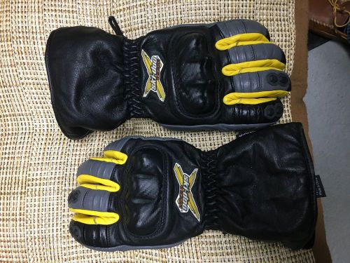 Ski-doo x team leather gloves, medium