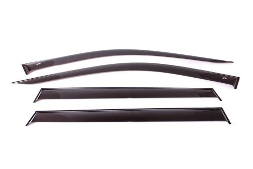 Window visor vent wind deflectors for chevrolet aveo i hatchback 2004-2011