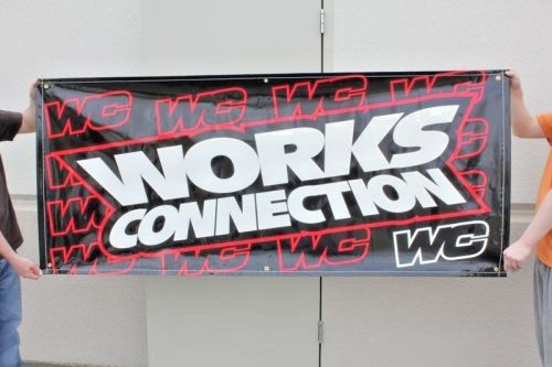 Works connection mx race track banner