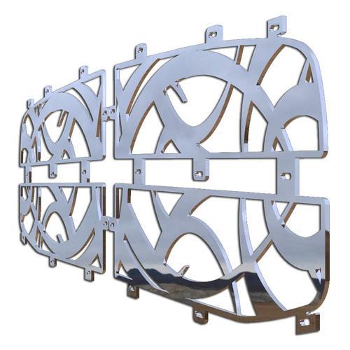 Dodge Ram 06-08 Polished Stainless Tribal Front Metal Grille Trim Cover Insert, US $104.95, image 2