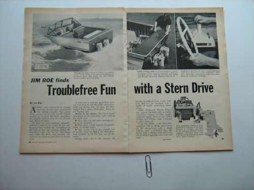 1964 &#034;trouble-free fun&#034; 22&#039; grady-white w/twin chevy ii engine&#039;s stern-drive-&#039;64