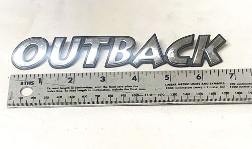 Outback  7" emblem badge logo  215