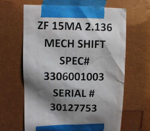 ZF 15MA R:2.136 Marine Transmission Gear Part Number 3306001003 Serial #30127753, US $1,750.00, image 4