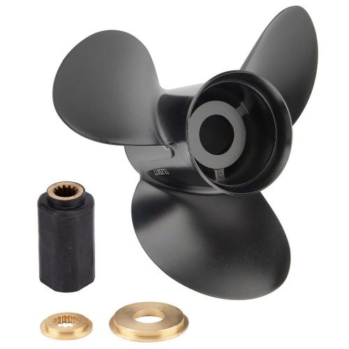 765183 boat propeller 13 1/4x17 for johnson/brp/evinrude/omc 40-140hp 13.25"x17"