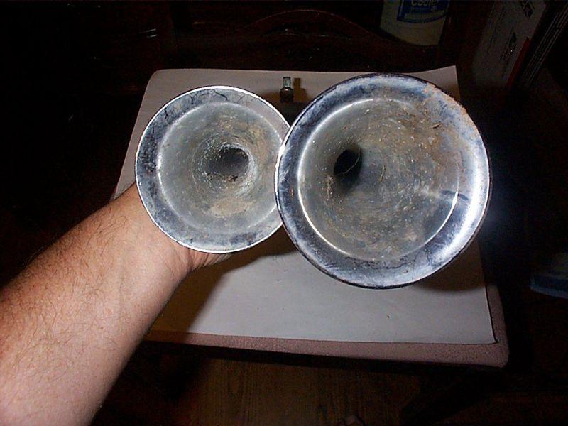Vintage Chrome horn good for parts or repair custom rat rod or antique car, US $29.00, image 5