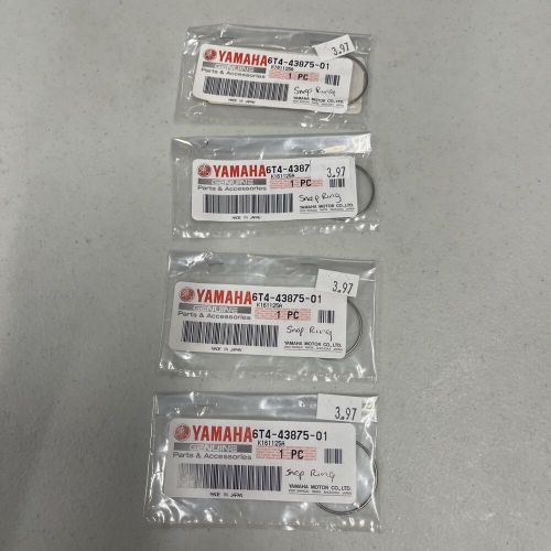 Set of 4 OEM YAMAHA Z250 Z300 F200 F225 F250 F300 Snap Ring 6T4-43875-01-00, US $9.95, image 2
