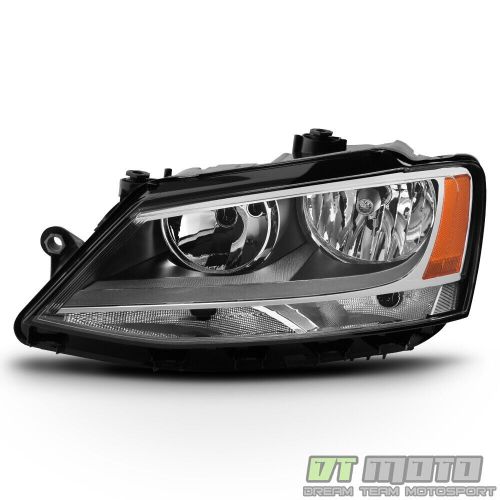 2011-2018 volkswagen jetta [halogen model] headlight headlamp left driver side