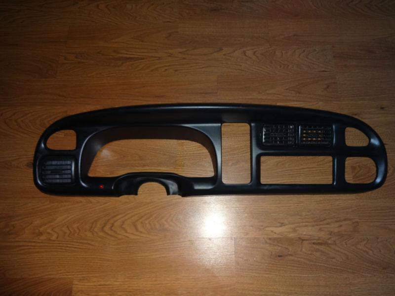 1998 1999 2000 2001 dodge ram dash instrument  bezel black 