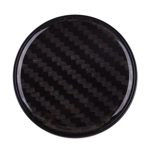4pcs 54mm 9 Lugs Car Wheel Center Hub Caps Cover Kit Carbon Fiber Style Black (, US $12.53, image 3