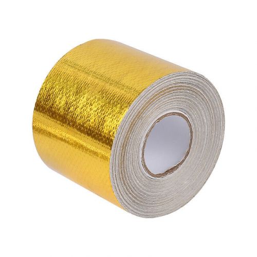 10m x 5cm Adhesive Reflective Wrap Gold Heat Shield Wrap Tape For Car Engine, US $, image 6