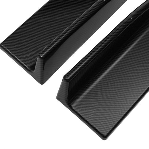 Foe Mercedes W204 C-Class Sport 11-14 Carbon Style Side Skirt Extension, US $69.99, image 4