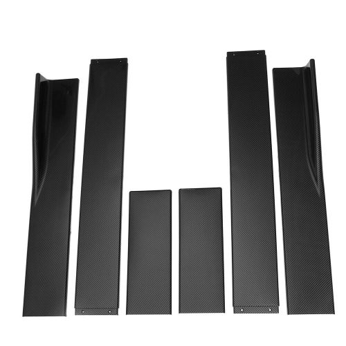 Foe Mercedes W204 C-Class Sport 11-14 Carbon Style Side Skirt Extension, US $69.99, image 5