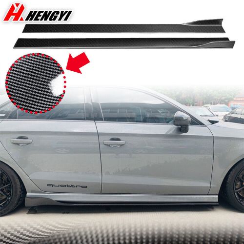 Foe Mercedes W204 C-Class Sport 11-14 Carbon Style Side Skirt Extension, US $69.99, image 6