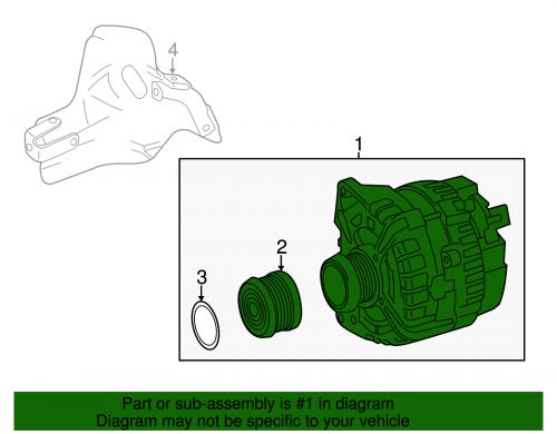 Genuine Mercedes-Benz Alternator 000-906-08-03-80, US $919.96, image 2