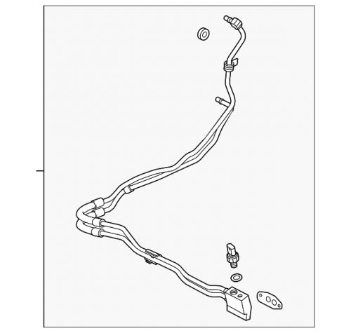 Genuine gm engine oil cooler hose assembly 86788215