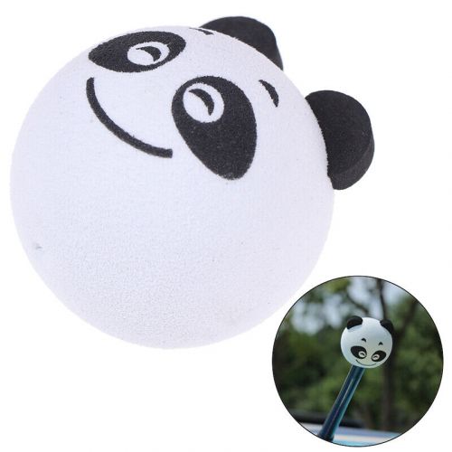 Cute panda car antenna aerial ball eva topper truck suv pen decor gift t hm sp