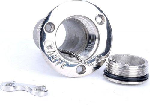 2 inch Stainless Steel Filler Cap with Key Cap Waste Boat Deck Fill Marine, US $18.89, image 6