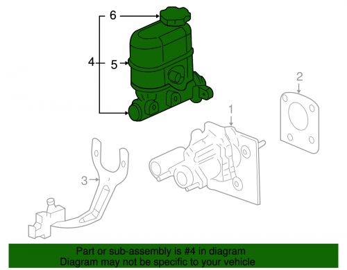 Genuine GM Brake Master Cylinder 19432749, US $207.98, image 3