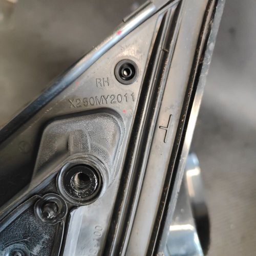 2011 JAGUAR XF DRIVER SIDE RIGHT WING MIRROR BLACK A049504 #1, US $, image 7