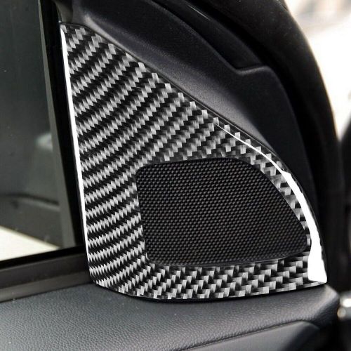 2pcs Carbon Fiber Door Window Speaker Sticker Trim For Lancer GTS 2008-2015, US $24.34, image 6