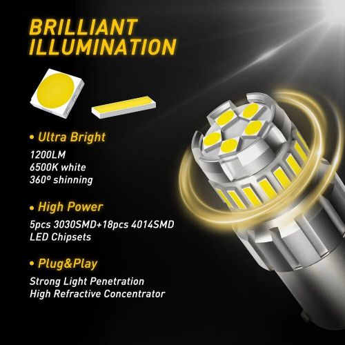 4x Super White 1156 1141 23-SMD RV Camper Trailer LED Interior Light Bulbs 12V, US $19.99, image 5