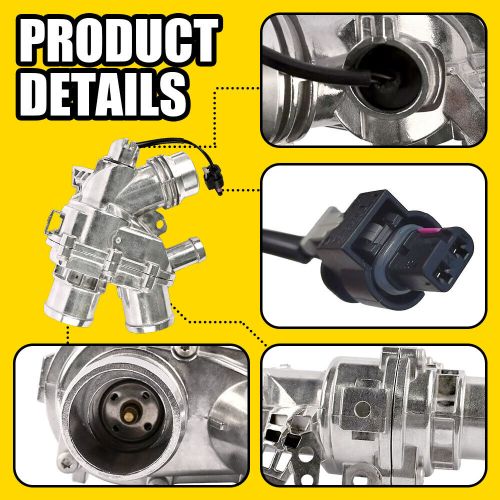 Engine Coolant Thermostat Housing Assembly For Land Rover & Jaguar-2SET, US $112.99, image 4