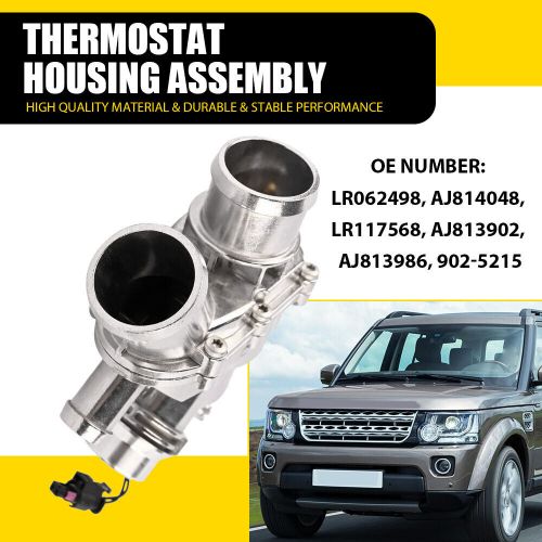Engine Coolant Thermostat Housing Assembly For Land Rover & Jaguar-2SET, US $112.99, image 10