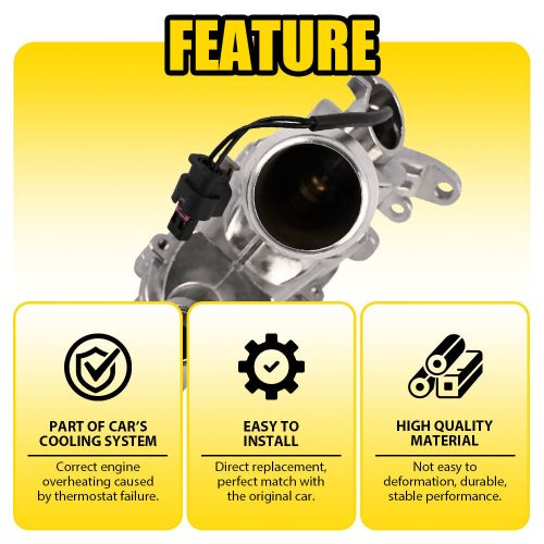 Engine Coolant Thermostat Housing Assembly For Land Rover & Jaguar-2SET, US $112.99, image 18