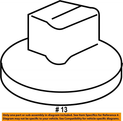 Ford oem splash shield-under cover nut w702438s300