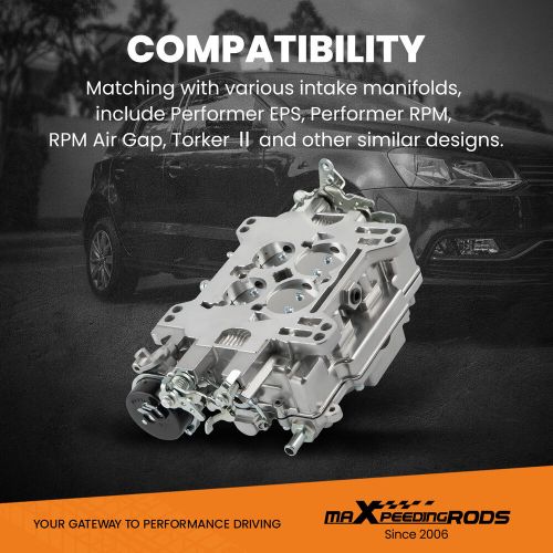 4 Barrel Carburetor Carb Kit w/ GasketFor 1406 Performer 600 CFM Electric Choke, US $185.99, image 8