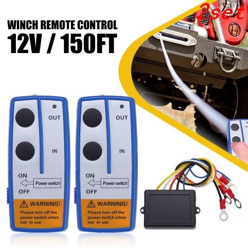 Winch Control Remote Receiver 150ft Twin Switch Handset EasyInstall 2setWireless, US $31.99, image 11