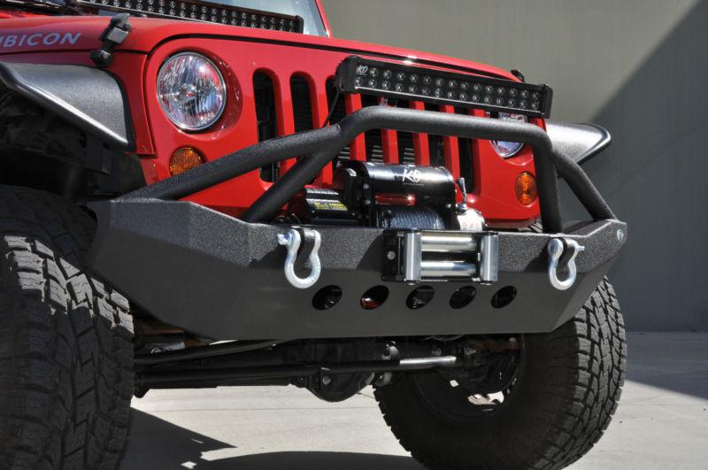 Purchase KO Off Road Front Winch Bumper Tow Hooks Black Jeep Wrangler