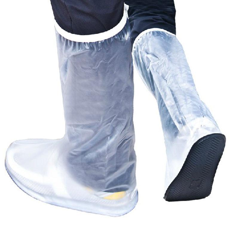 Waterproof rain boot covers pair for motorcycle rider riding boots free shipping