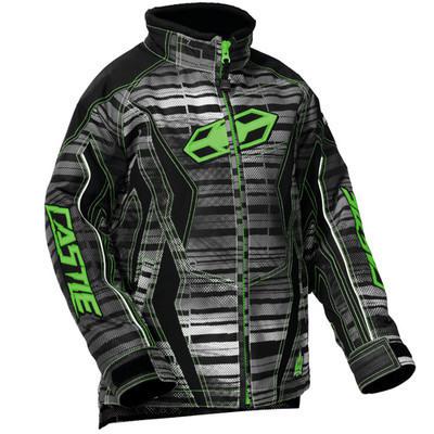 Castle x youth boys switch trick warm snowmobile jacket-xs 4 / 6 or m  10 / 12