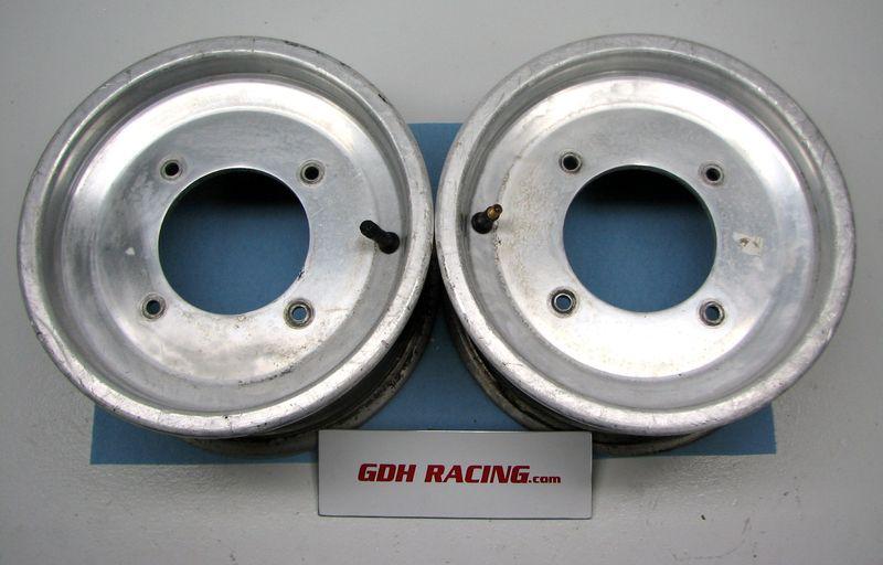 300ex 400ex 450r 450er yellow label front rim set 4/144 10 inch rims 4/1