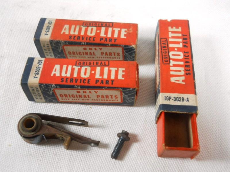 Vintage nos 1930s autolite igp-3028-a ignition point set ~ ford model a model t