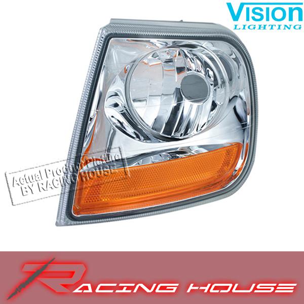 Left driver parking bumper light 2001-03 ford f150 w/lightning pkg