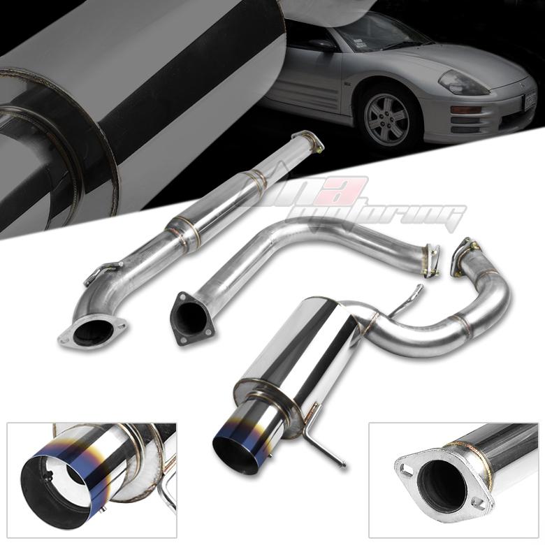 Purchase 0005 MIT ECLIPSE GT/GTS V6 4" BURNT TIP CATBACK EXHAUST