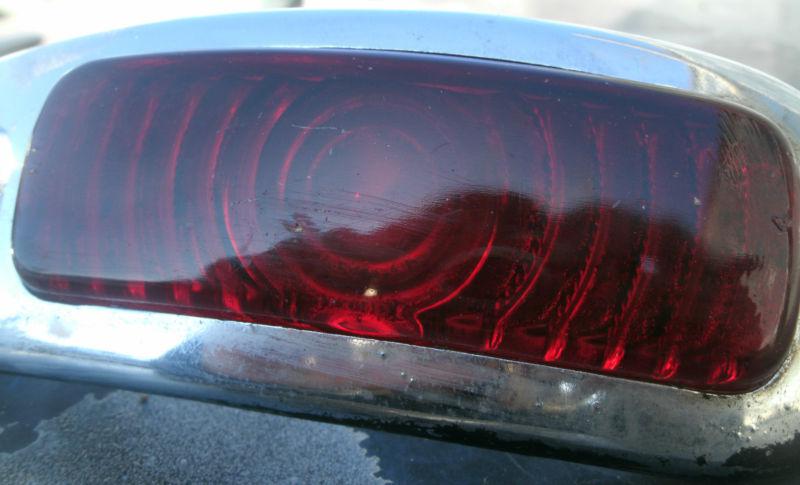 1940 40 Buick Rear Chrome Tail Light Bezel & Lens LH Driver Super Roadmaster OEM, US $69.99, image 3