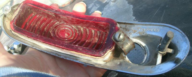 1940 40 Buick Rear Chrome Tail Light Bezel & Lens LH Driver Super Roadmaster OEM, US $69.99, image 5