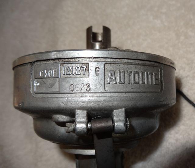 Dual point distributor hi po 289 k code mustang shelby cobra gt350 hipo