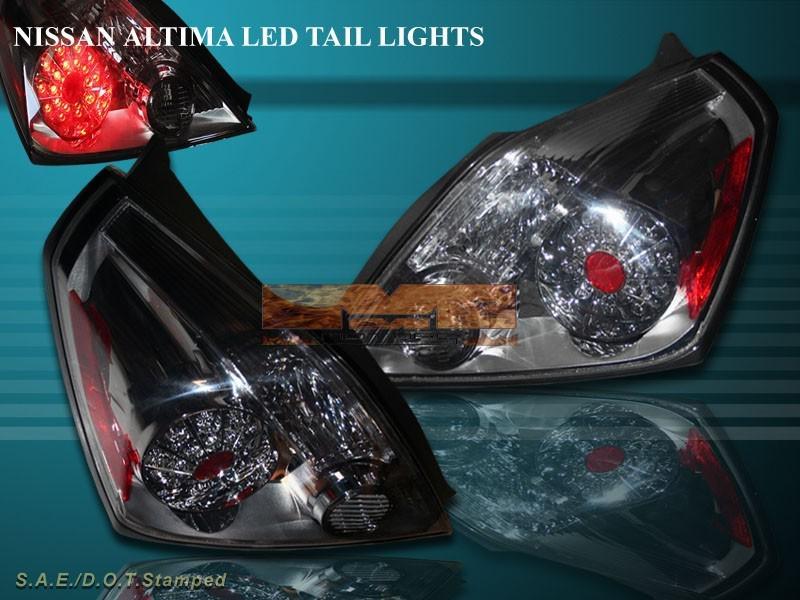 Purchase 08 09 10 NISSAN ALTIMA 2DR COUPE TAIL LIGHTS LED SMOKE in