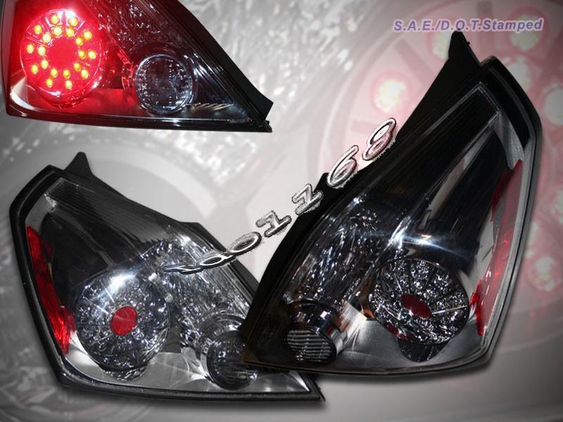 Purchase 08 09 10 NISSAN ALTIMA 2DOOR COUPE LED TAIL LIGHTS SMOKE in