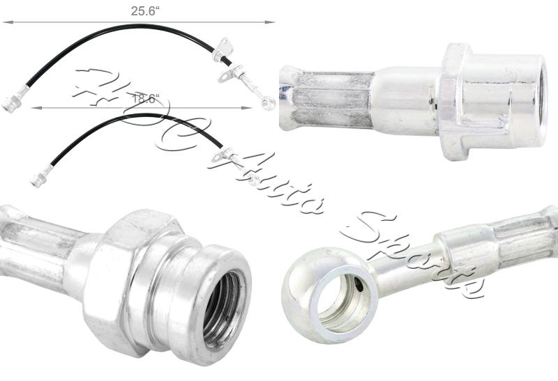 97-01 Acura Integra Type-R GS-R Front+Rear Stainless Steel Brake Line Hose Black, US $47.69, image 2