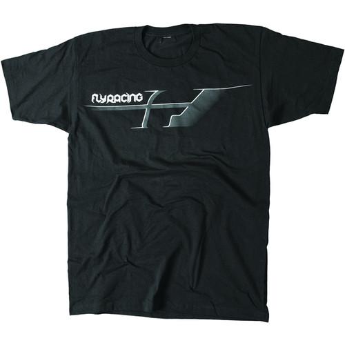 Fly racing patrol t-shirt black (mens md / medium)